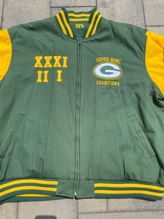 NFL Green Bay Packers Reversible Super Bowl Jacket