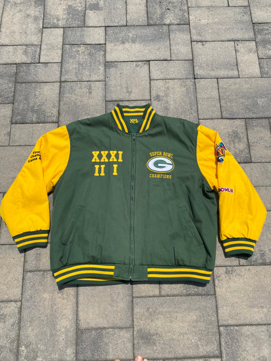 NFL Green Bay Packers Reversible Super Bowl Jacket