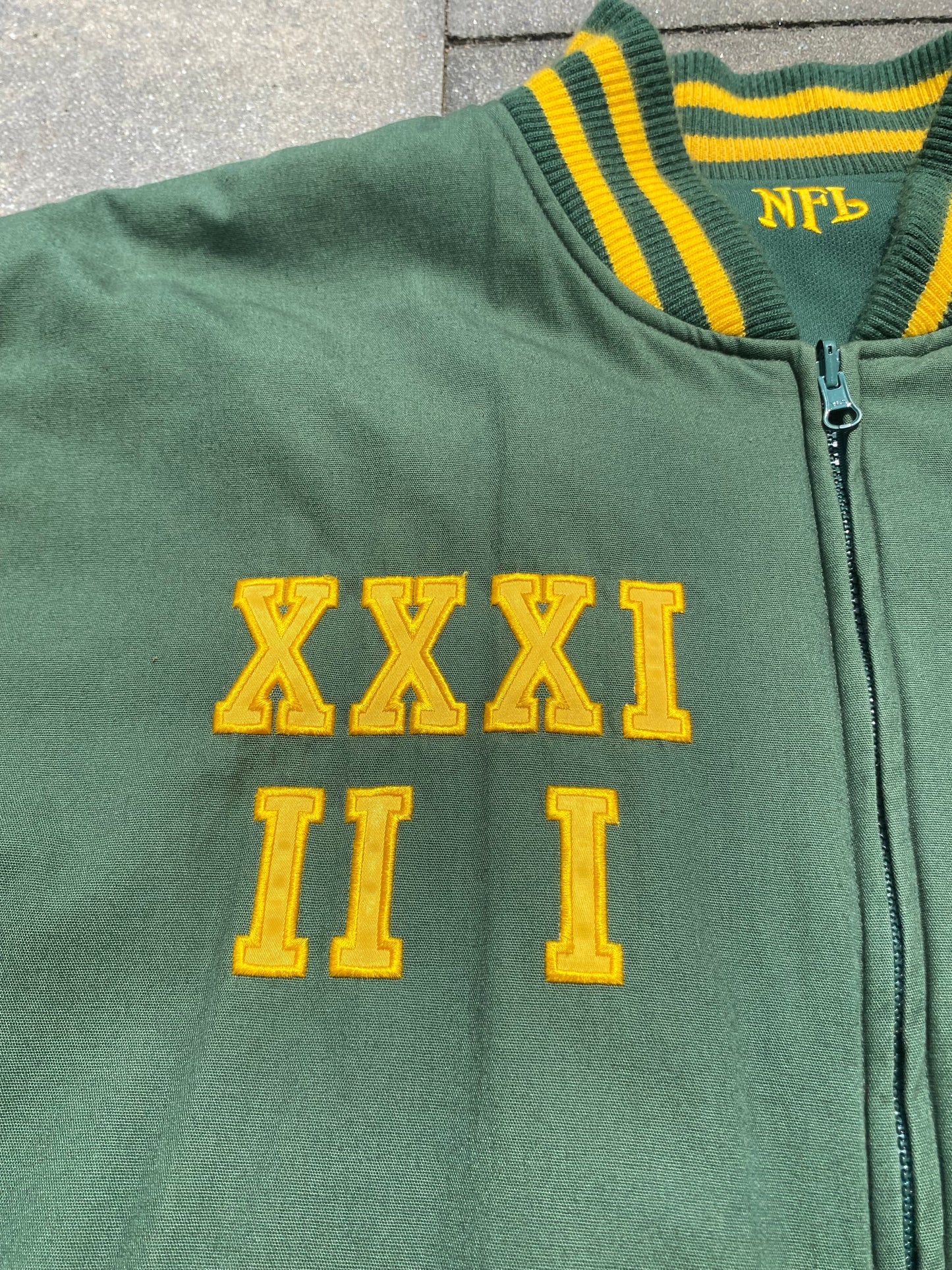 NFL Green Bay Packers Reversible Super Bowl Jacket