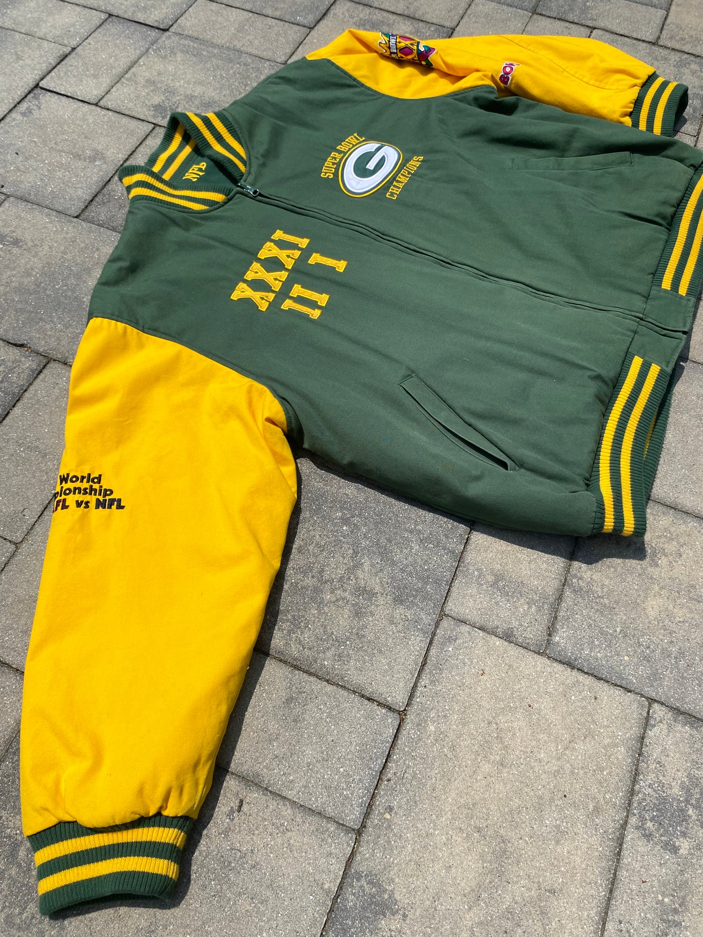 NFL Green Bay Packers Reversible Super Bowl Jacket