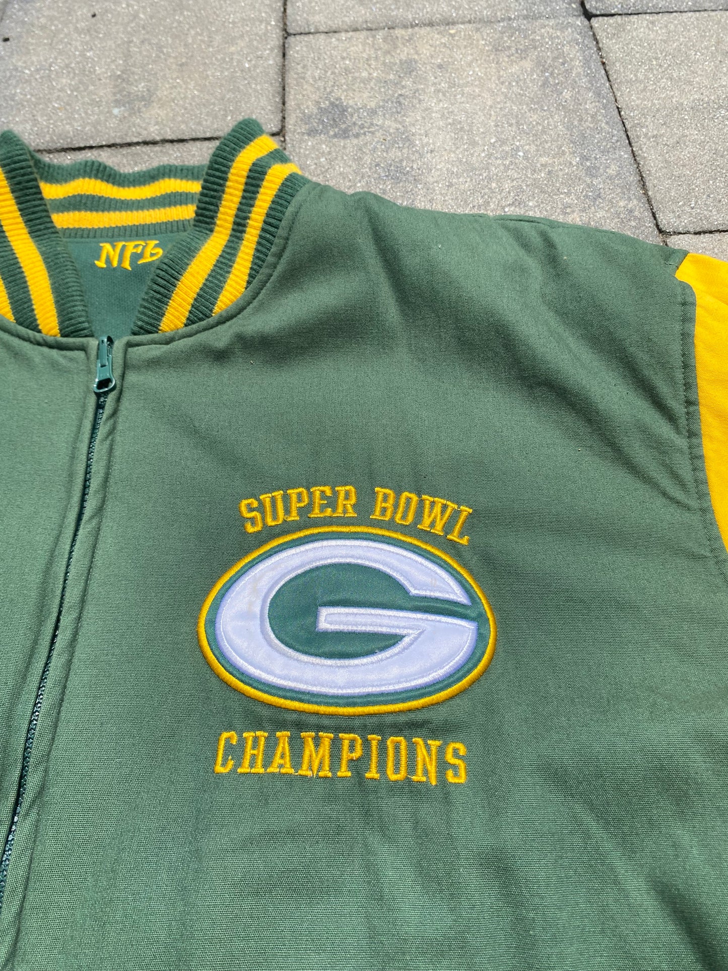 NFL Green Bay Packers Reversible Super Bowl Jacket