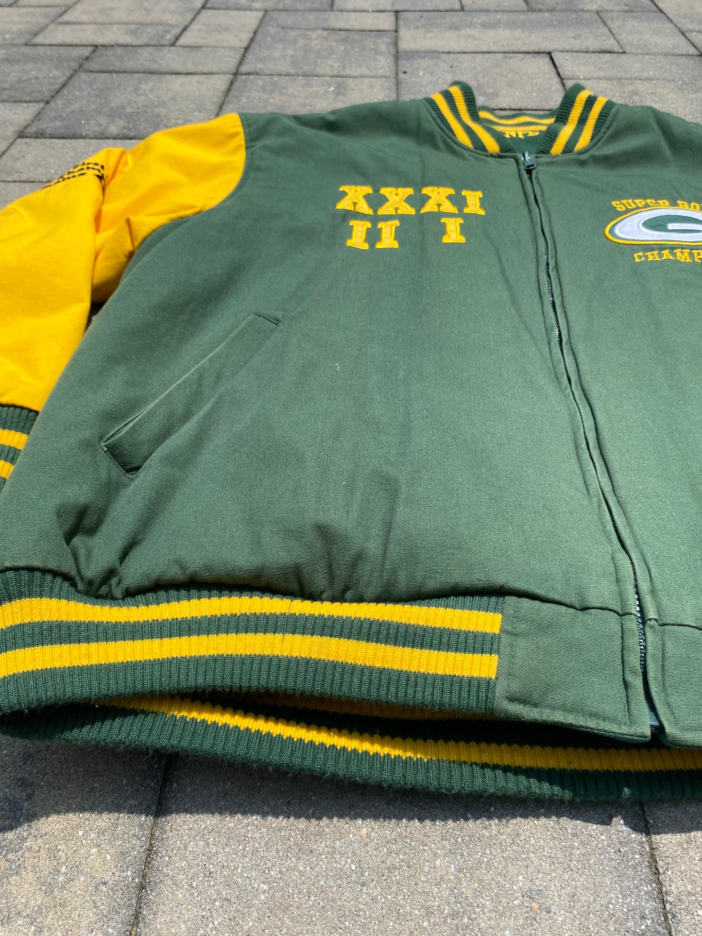 NFL Green Bay Packers Reversible Super Bowl Jacket